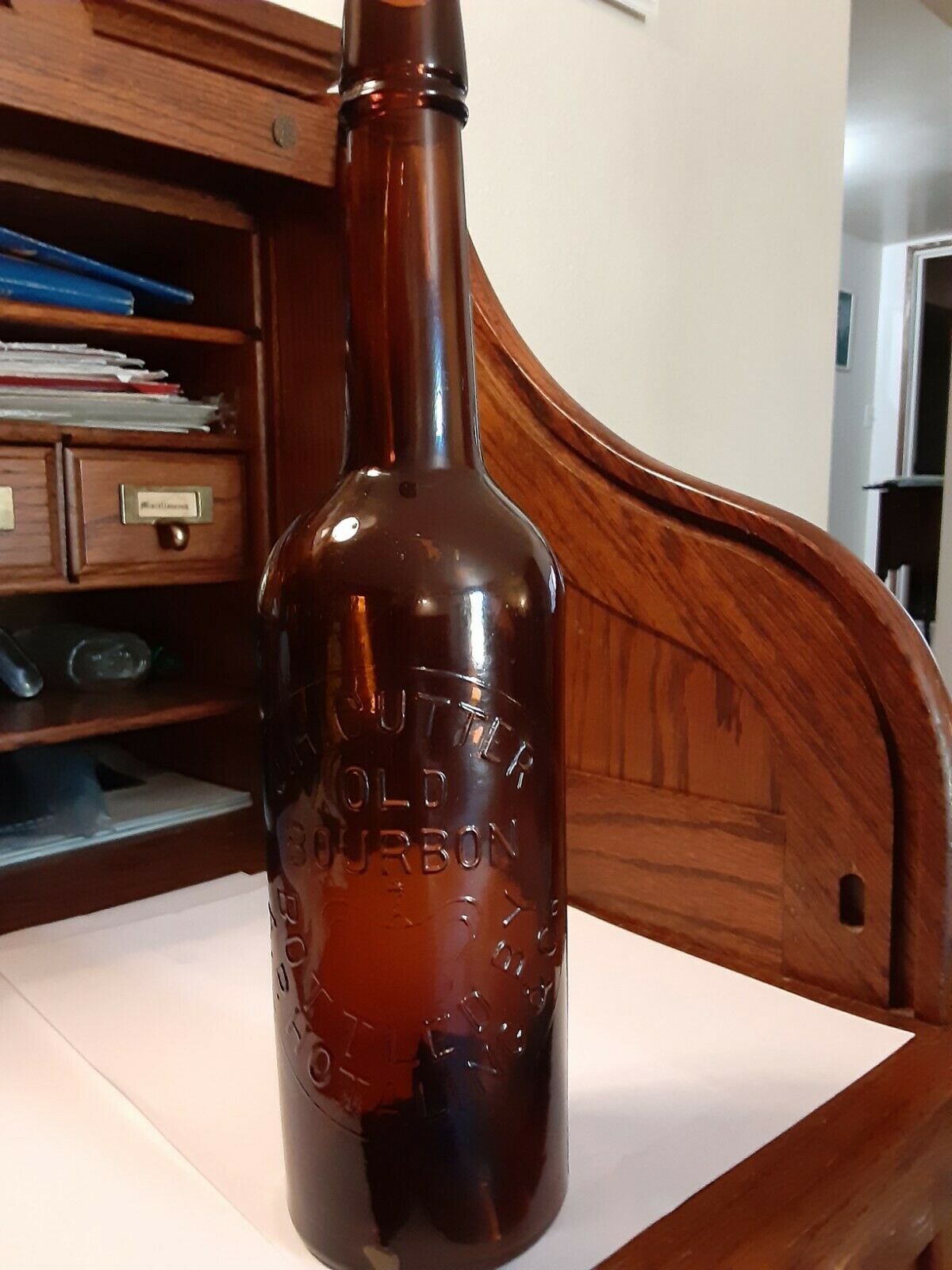 Applied Top J.h.cutter Old Bourbon Bottled By A.p. Hotaling&co.a No1 For Bid.
