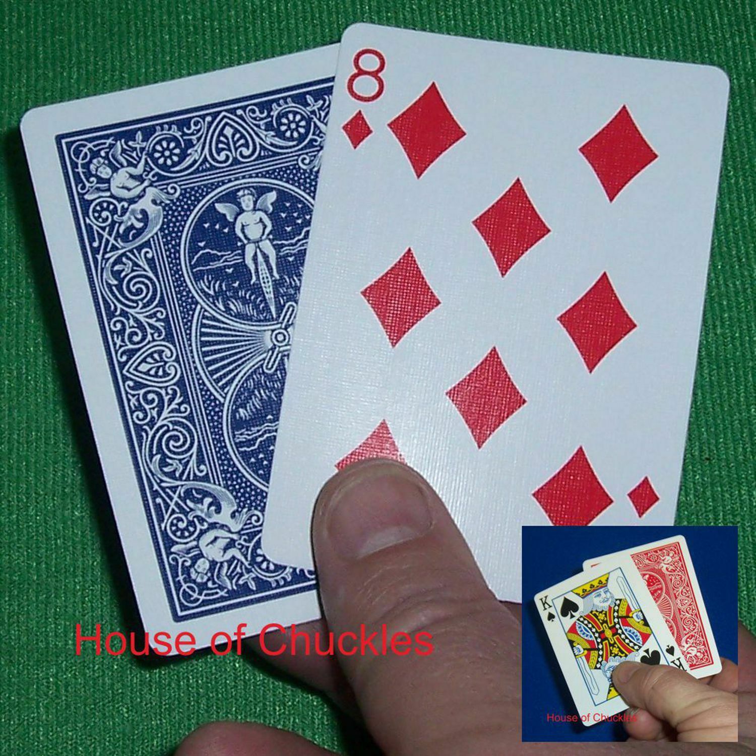 Two Playing Card Monte - Magic Trick - Bicycle - Made In USA - Packet
