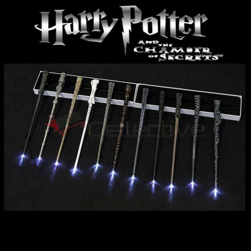 Harry Potter Magic Wand W/ Led Illuminating Wand 14.5" Costume Props Toys Gift