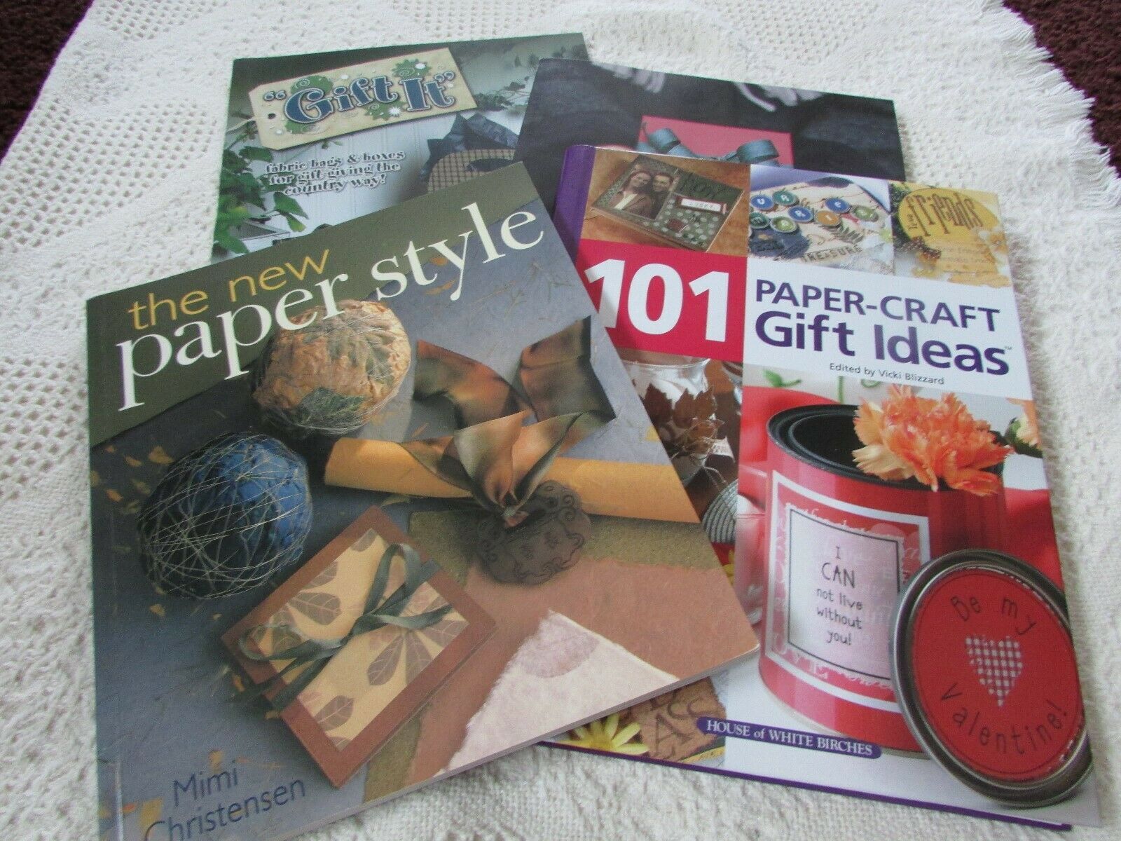 Various Titles Idea Books Lot/4 Cardmaking Scrapbooking Paper Craft SHIP INC