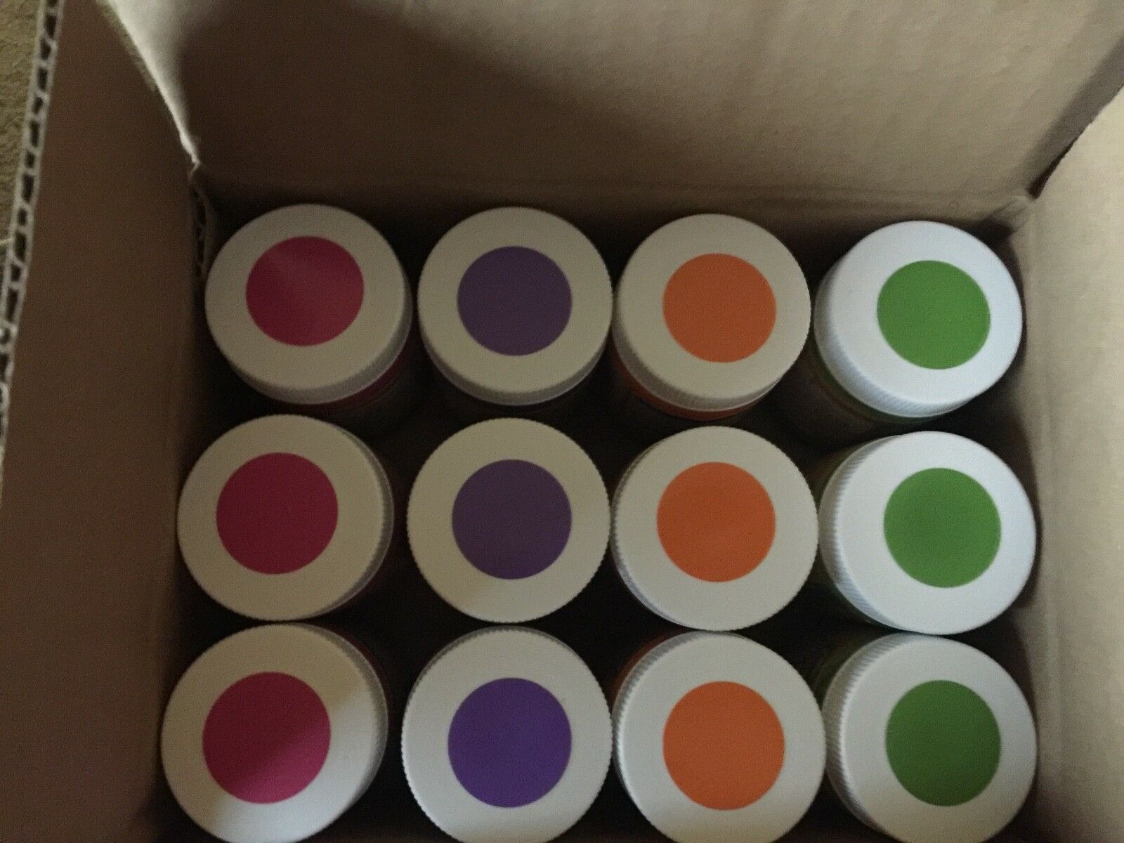 New Crayola Washable Kids' Paint 12-pack 2-oz Bottles 4-colors (see Description)