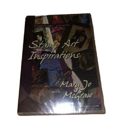 Stamp Art Inspirations with Mary Jo McGraw MaryJo DVD PageSage NEW Factory Seale