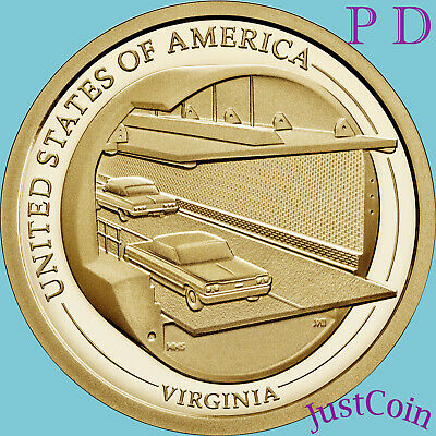 2021 P&D VIRGINIA (VA) INNOVATION DOLLARS TWO UNCIRCULATED DOLLARS SET * PRESALE