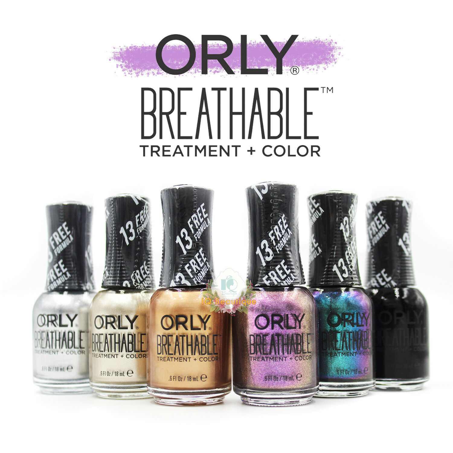 Orly Breathable Nail Polish + Treatment 0.6 Oz - Spring 2021 Updated!