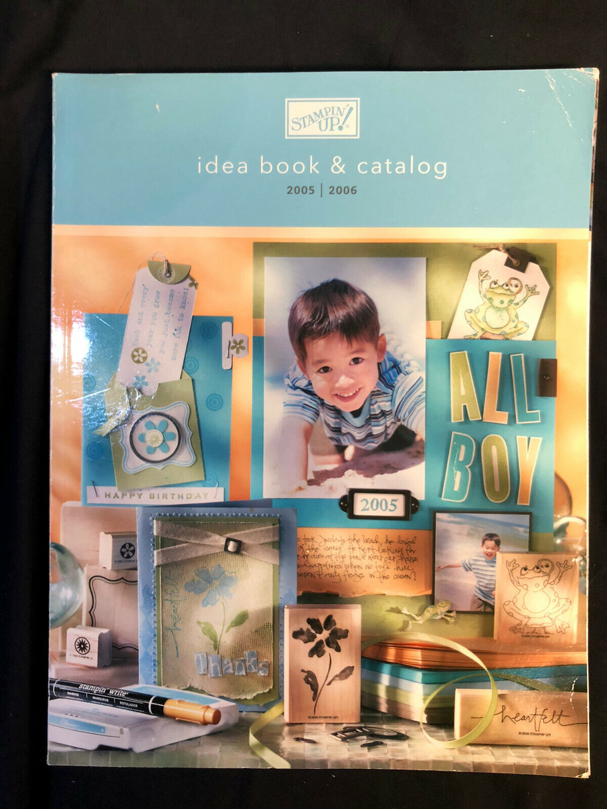 Stampin' Up Idea Book& Catalog 2005-2006 Condition~Good, Retired