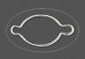 10-pack Of Sterling Silver Double Loop Oval Wrap Tite Setting (5x3-10x8mm)