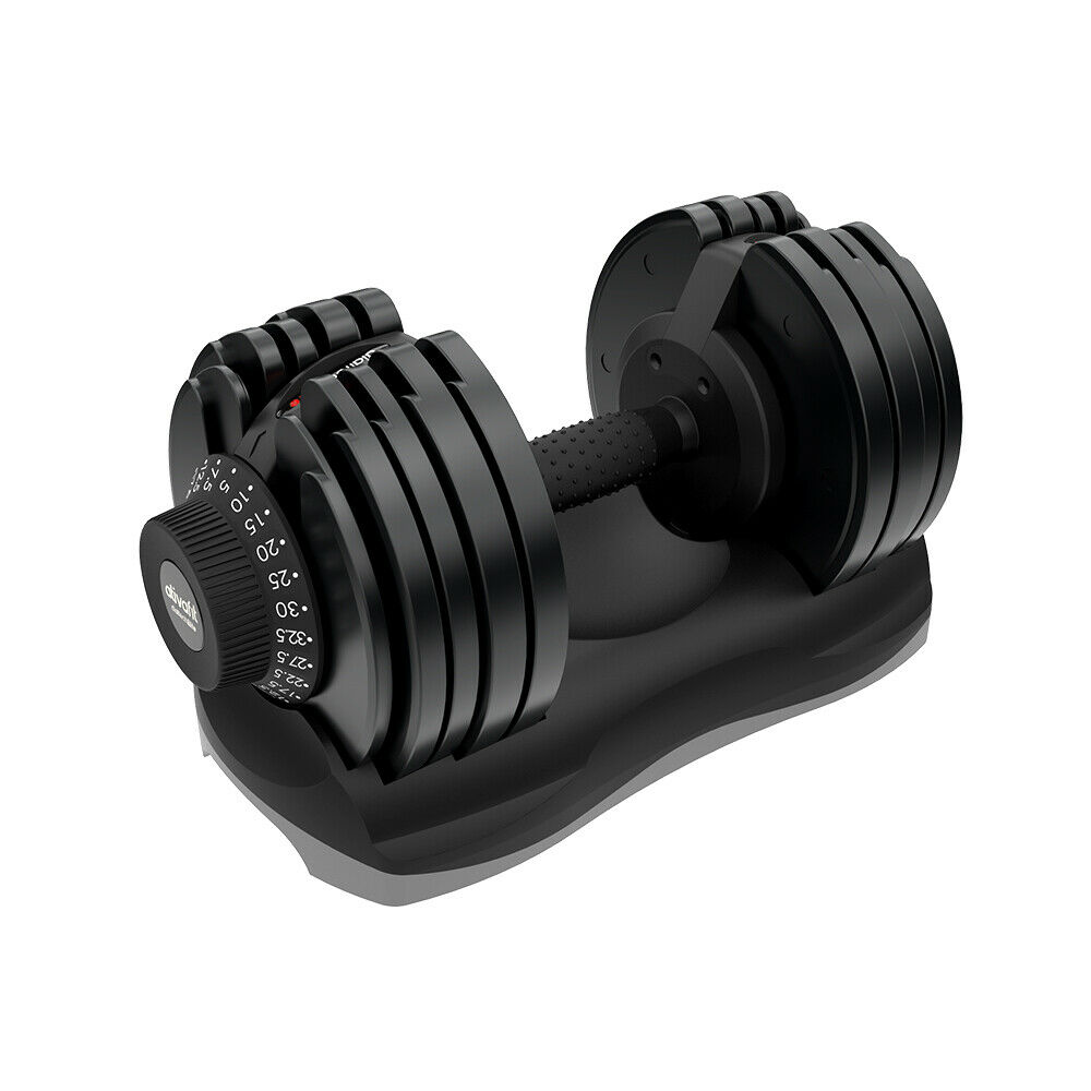 Ativafit Adjustable Dumbbell 71.5lbs Weight Train For Gym Home Body Workout 1pcs