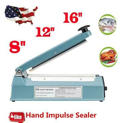 8"12"16" Impulse Sealer Manual Heat Sealing Machine Poly Element Tubing Plastic