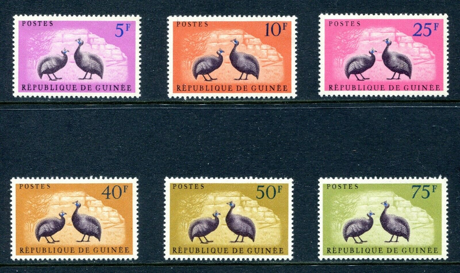 Guinea 1961 Unused(nh) Set #223-228