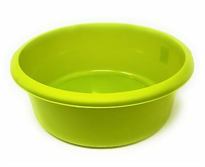 Lime Green Round Washing Up Bowl Dish 4l Made In Uk