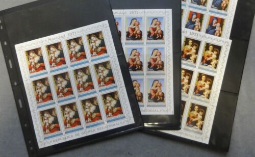 GUINEA ECUATORIAL 1972 Christmas 71' Art Religion Set MNH x 12(84 Stamps)GU8