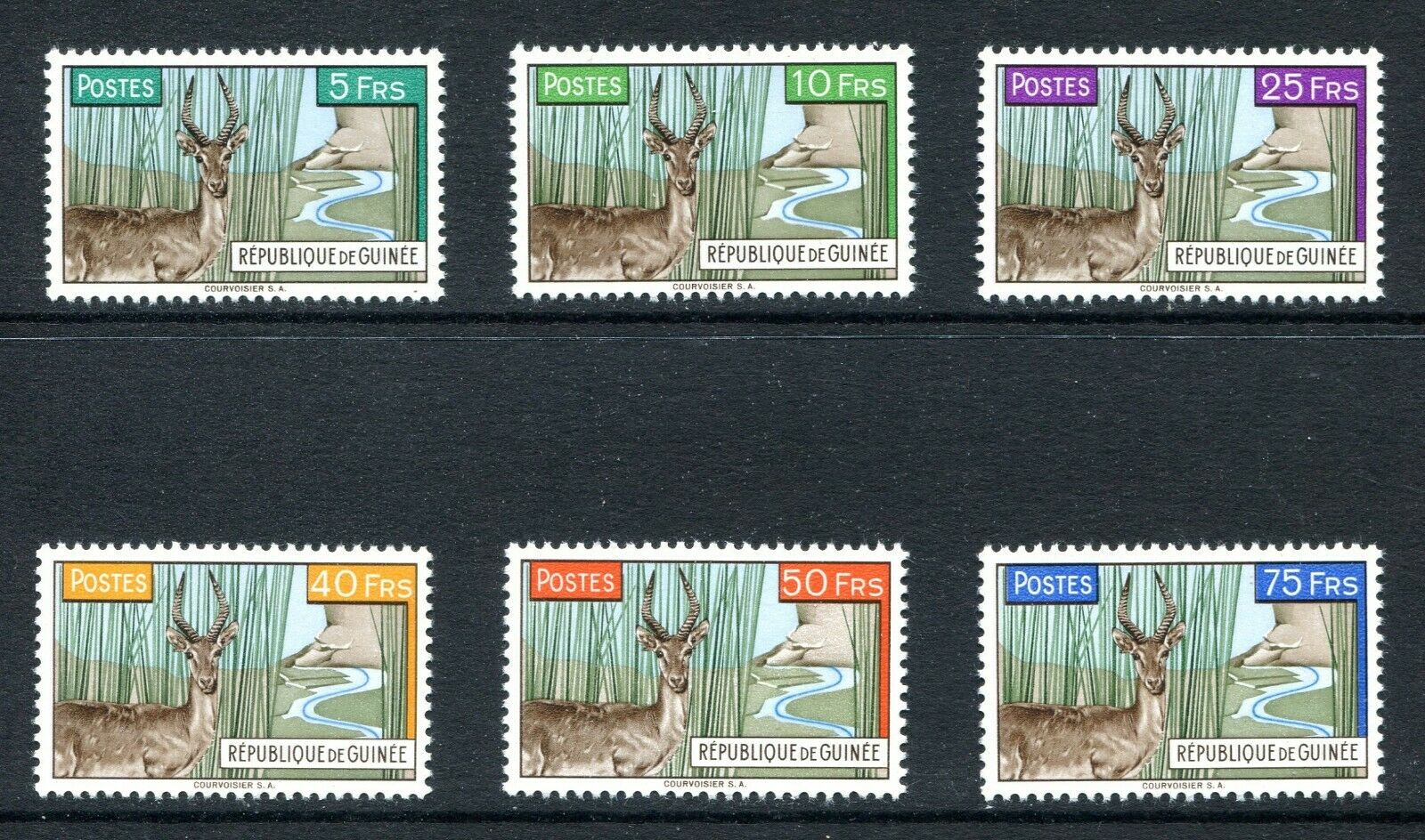 Guinea 1961 Unused(nh) Set #214-219