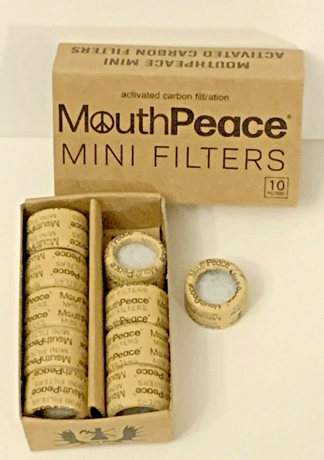 NEW Moose Labs MINI Mouthpeace REPLACEMENT FILTERS box of 10 filters