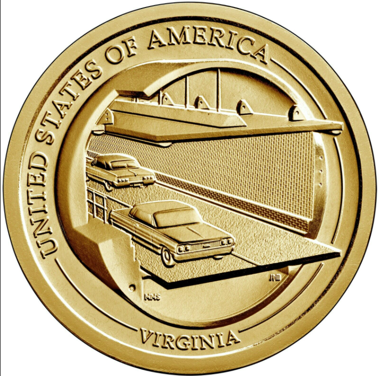 2021 P & D Uncirculated Virginia American Innovation Dollar Coin ***PRE-SALE***