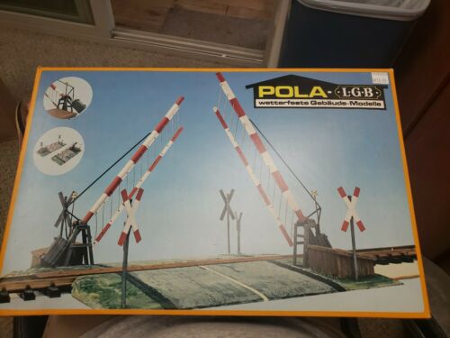 G Scale Pola Lgb 940 Operating Crossing Level Barriers
