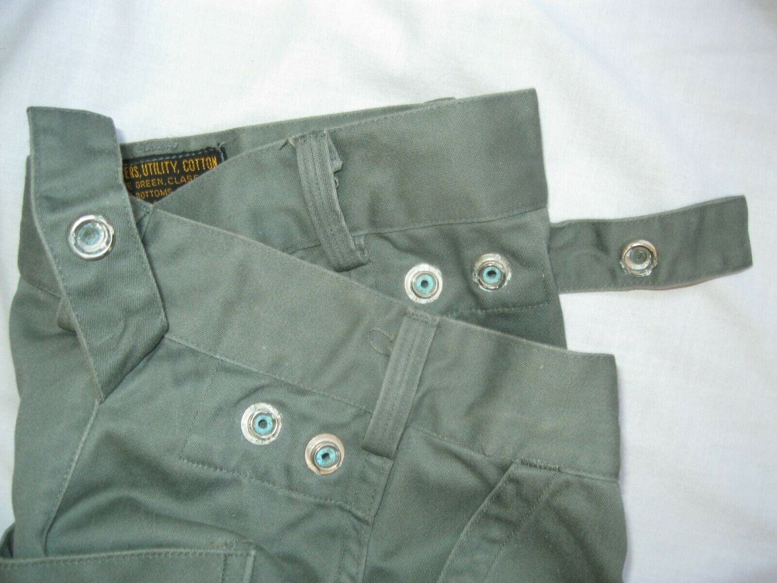 USAF Trousers, Utility, Cotton, Sage Green Class 2 Shade 509 WAIST