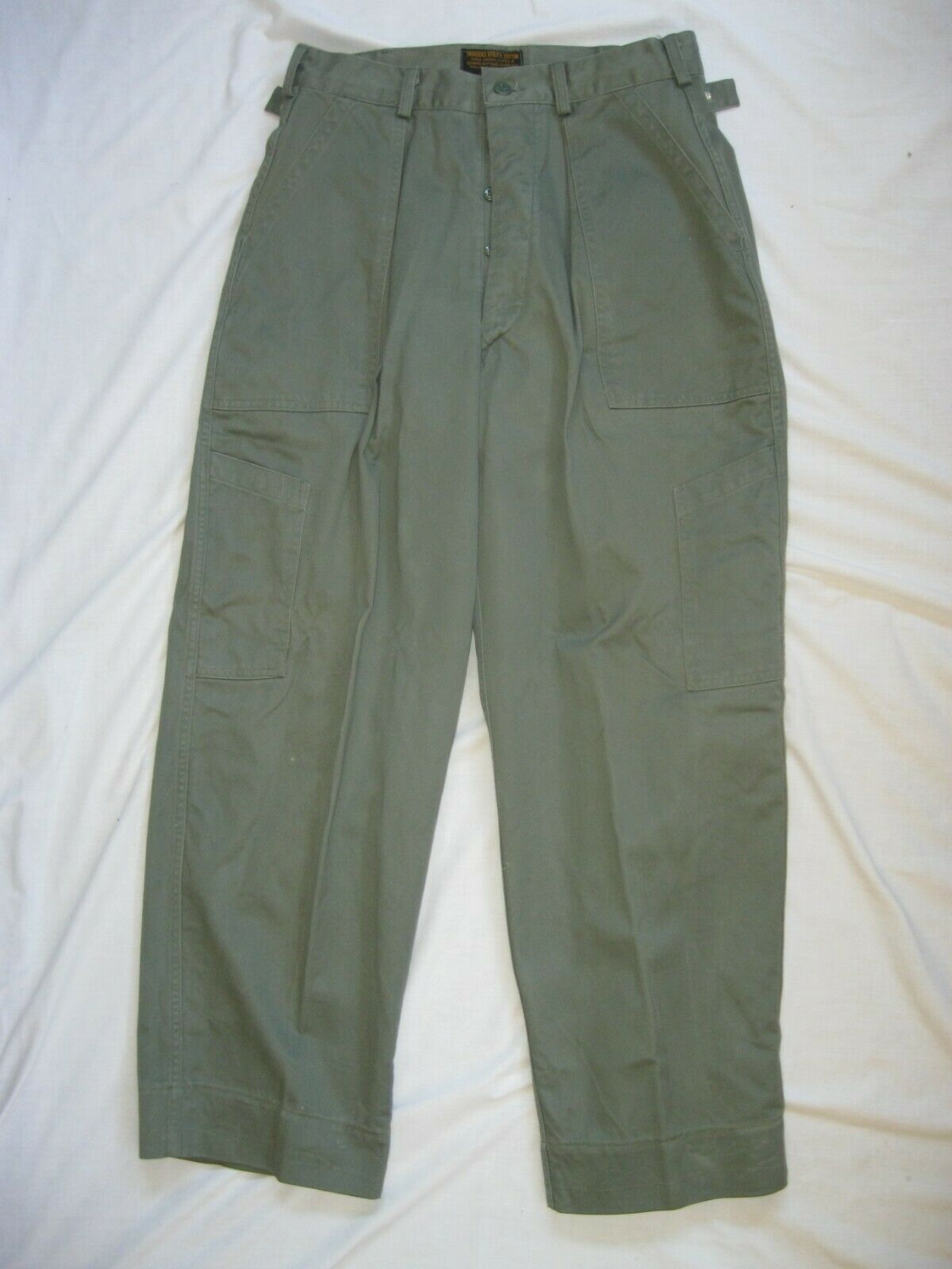 USAF Trousers, Utility, Cotton, Sage Green Class 2 Shade 509 WAIST